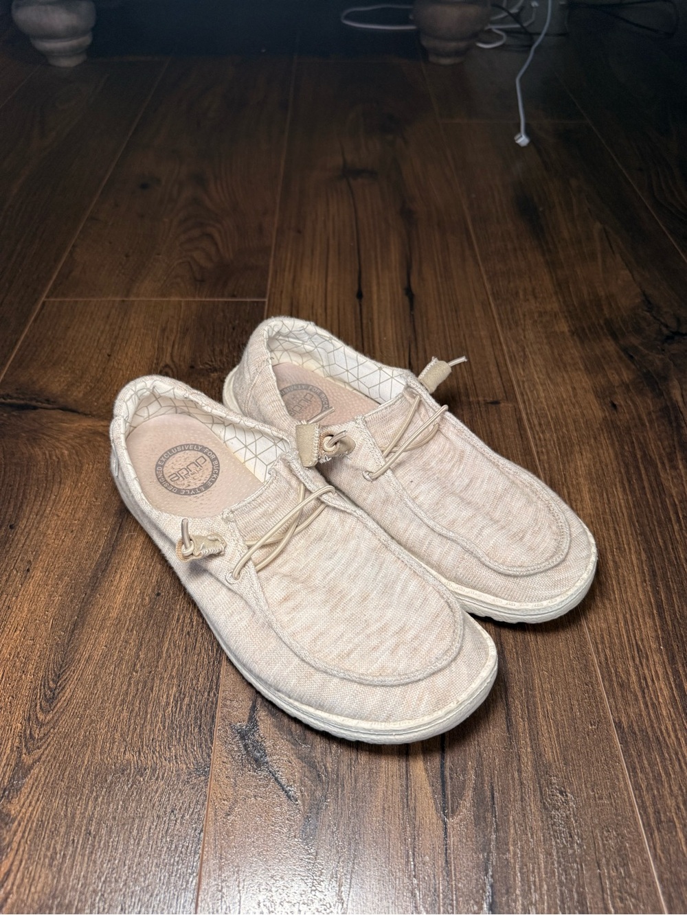 Hey Dude Women’s Casual Slip-On Shoes in Oat